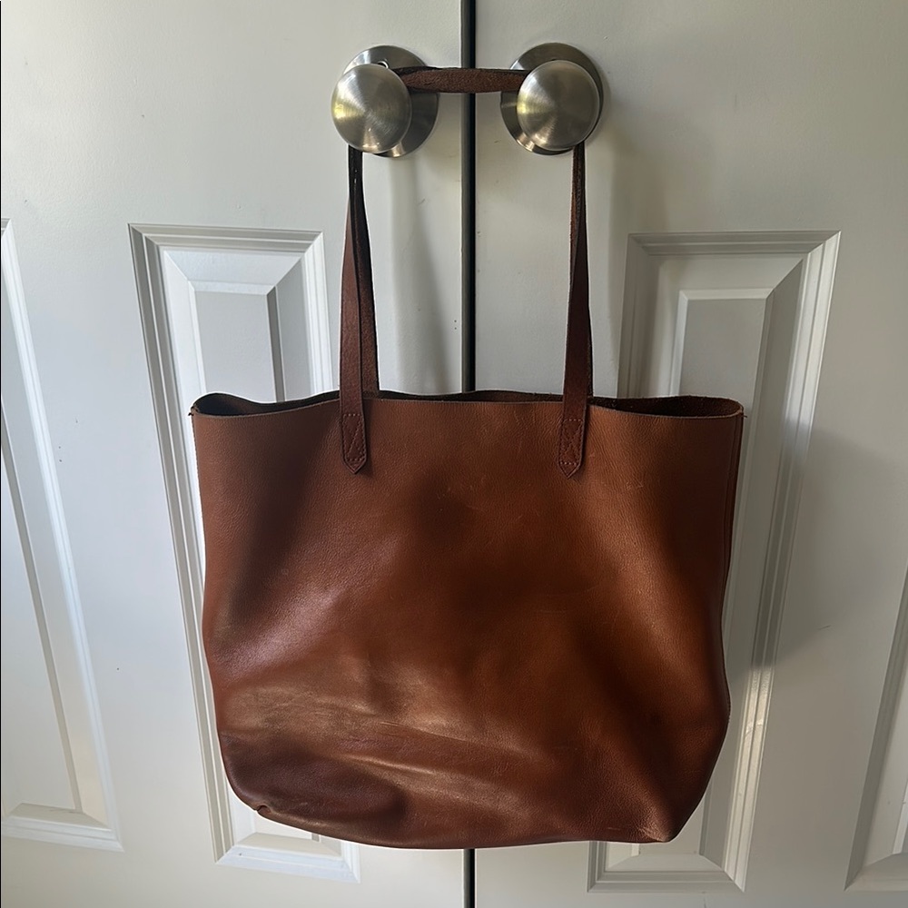 Madewell Brown Leather Tote